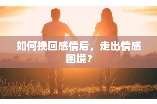 如何挽回感情后，走出情感困境？