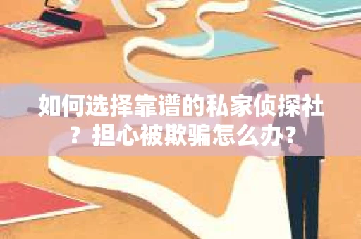 如何选择靠谱的私家侦探社？担心被欺骗怎么办？