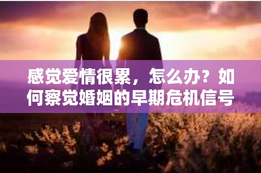 感觉爱情很累，怎么办？如何察觉婚姻的早期危机信号？