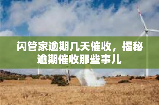 闪管家逾期几天催收，揭秘逾期催收那些事儿