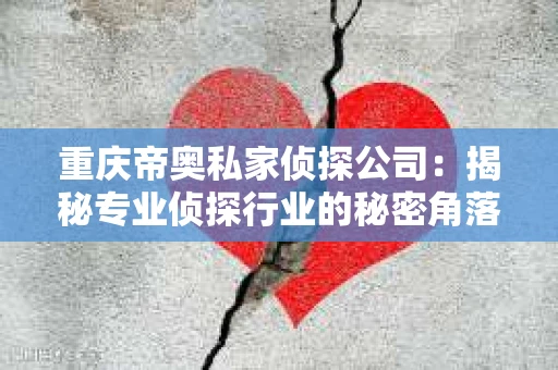 重庆帝奥私家侦探公司：揭秘专业侦探行业的秘密角落