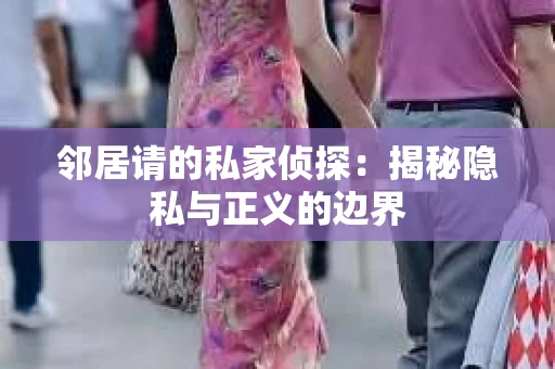 邻居请的私家侦探：揭秘隐私与正义的边界